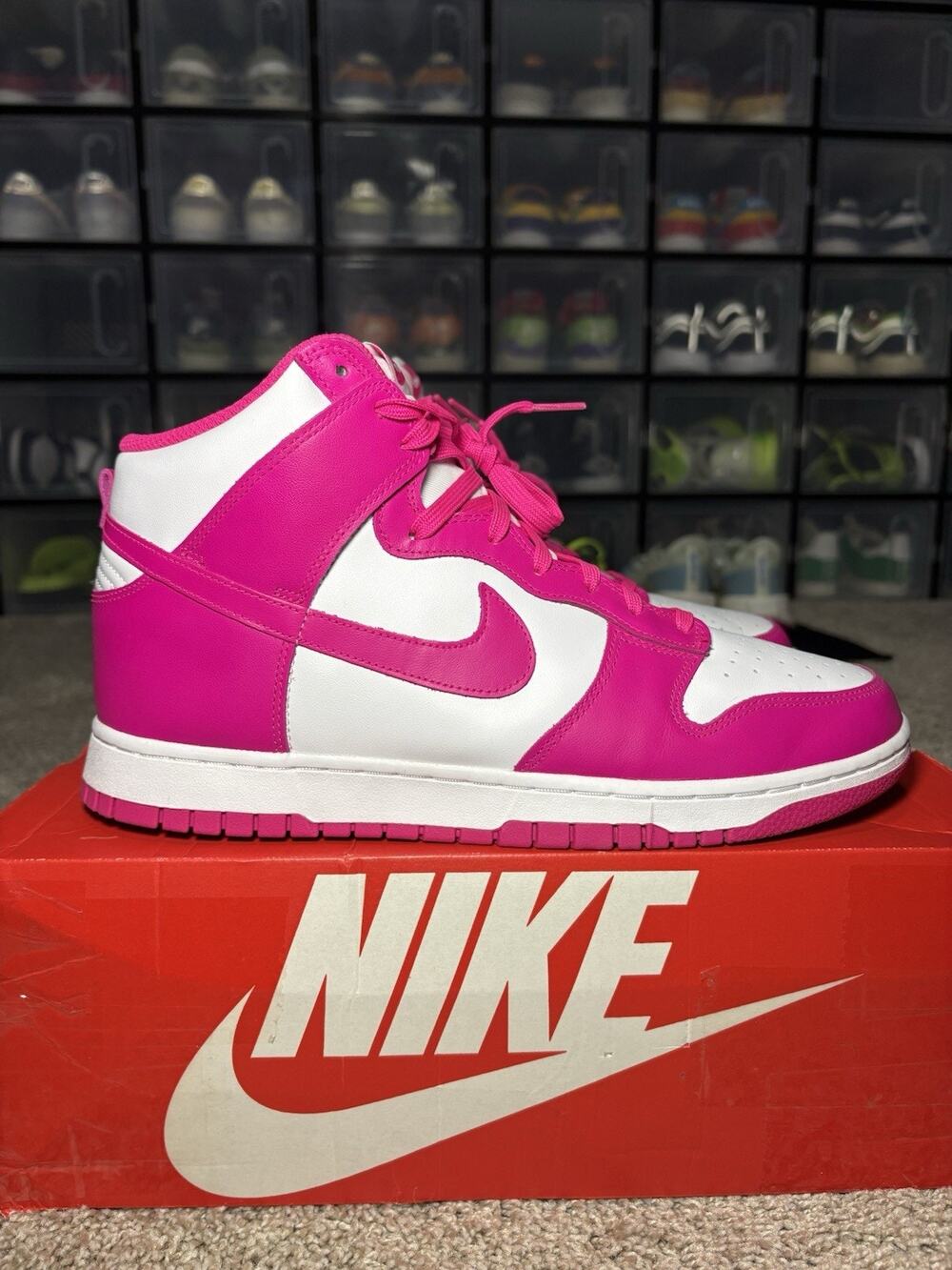 Nike Dunk High White/Pink Prime Women’s Size 12/Mens 10.5 DD1869-110